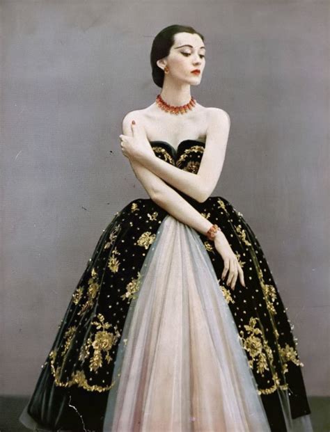 haute couture dior 1950s|christian Dior gowns 1950s.